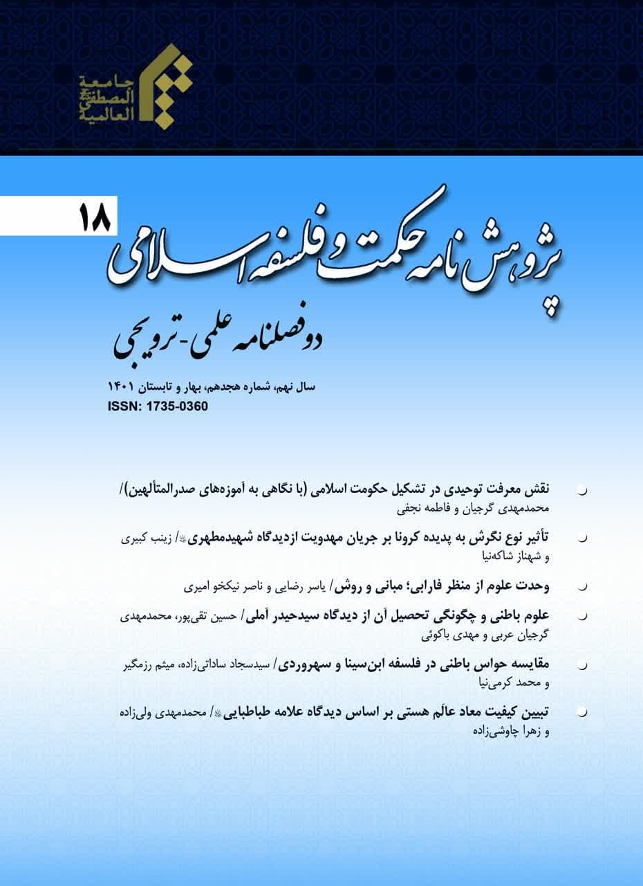 تمدید رتبه علمی ترویجی فصلنامه پژوهشنامه حکمت و فلسفه اسلامی