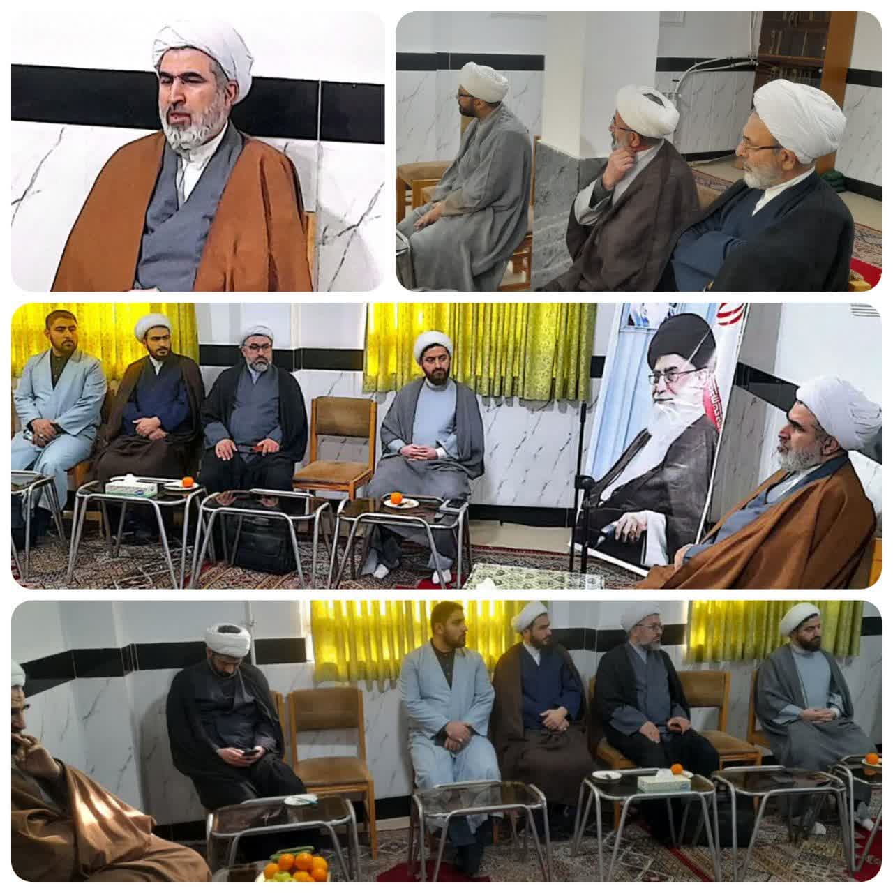 برگزاری جلسه پژوهشی با حضور معاون پژوهش حوزه‌های علمیه در مدرسه مهدیه نکا: