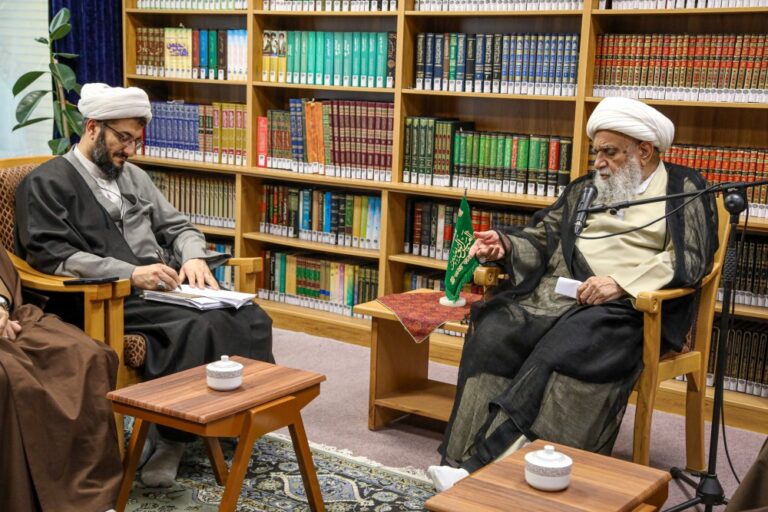 دیدار معاون پژوهش حوزه های علمیه کشور با آیت الله العظمی کریمی جهرمی