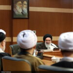 آیت الله خاتمی در دیدار معاون پژوهش حوزه: شهادت می‌دهم شورای عالی و مدیریت حوزه‌های علمیه در پی اجرای رهنمودهای رهبر معظم انقلاب هستند